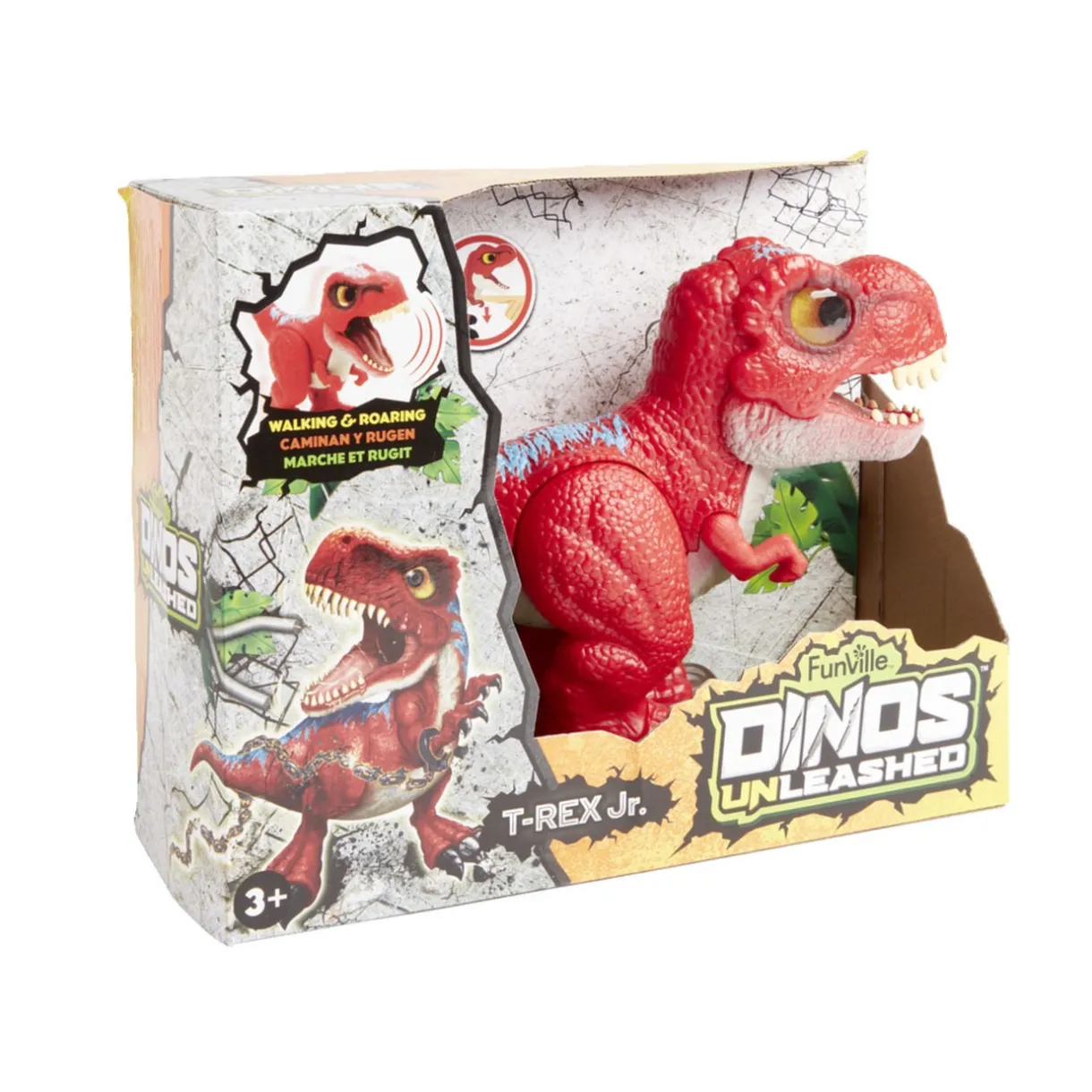Figurine dinosaure bébé marche et rugit - 3 modèles < Gifi Online
