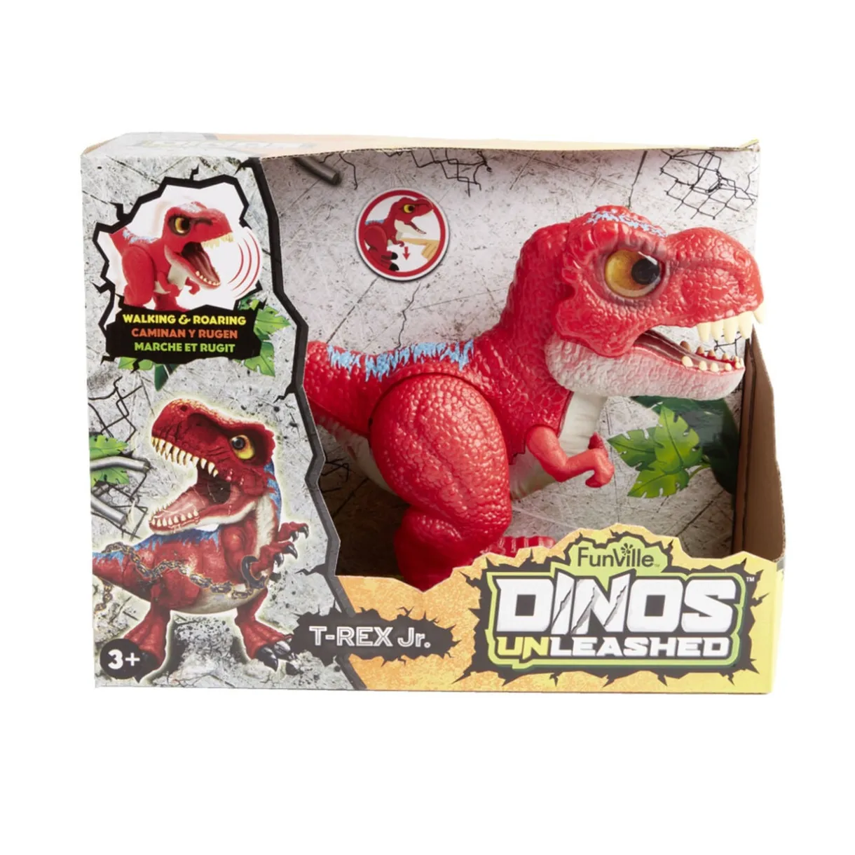 Figurine dinosaure bébé marche et rugit - 3 modèles < Gifi Online