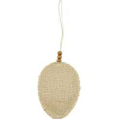 Figurine jute à suspendre déco Pâques 5x1xH18cm < Gifi Clearance