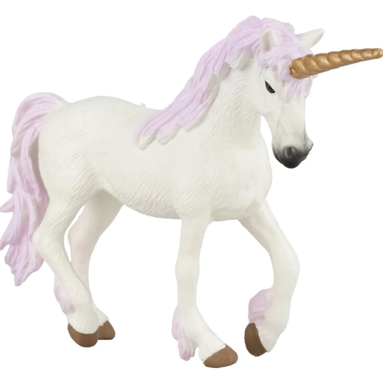 Figurine licorne ou griffon créature fantastique blanc 14x4,5xH10cm (2 modèles)