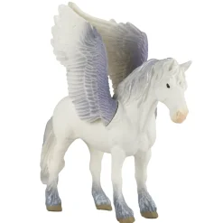 Figurine licorne ou griffon créature fantastique blanc 14x4,5xH10cm (2 modèles)