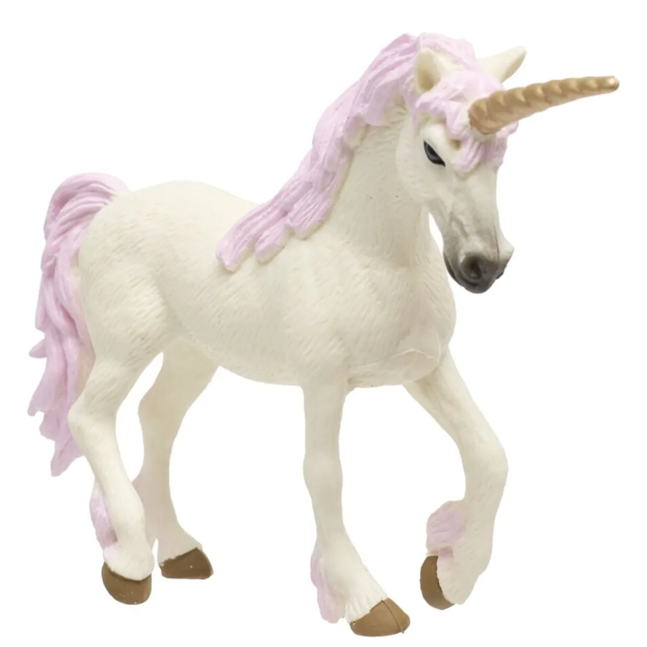 Figurine licorne ou griffon créature fantastique blanc 14x4,5xH10cm (2 modèles)