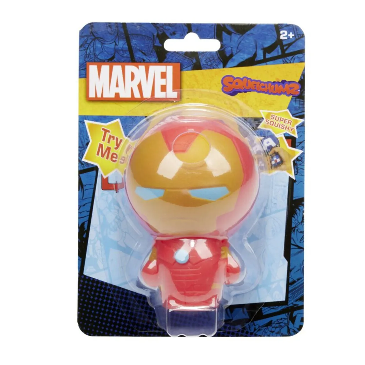 Figurine Marvel Squishy extensible caoutchouc H13cm (plusieurs modèles)