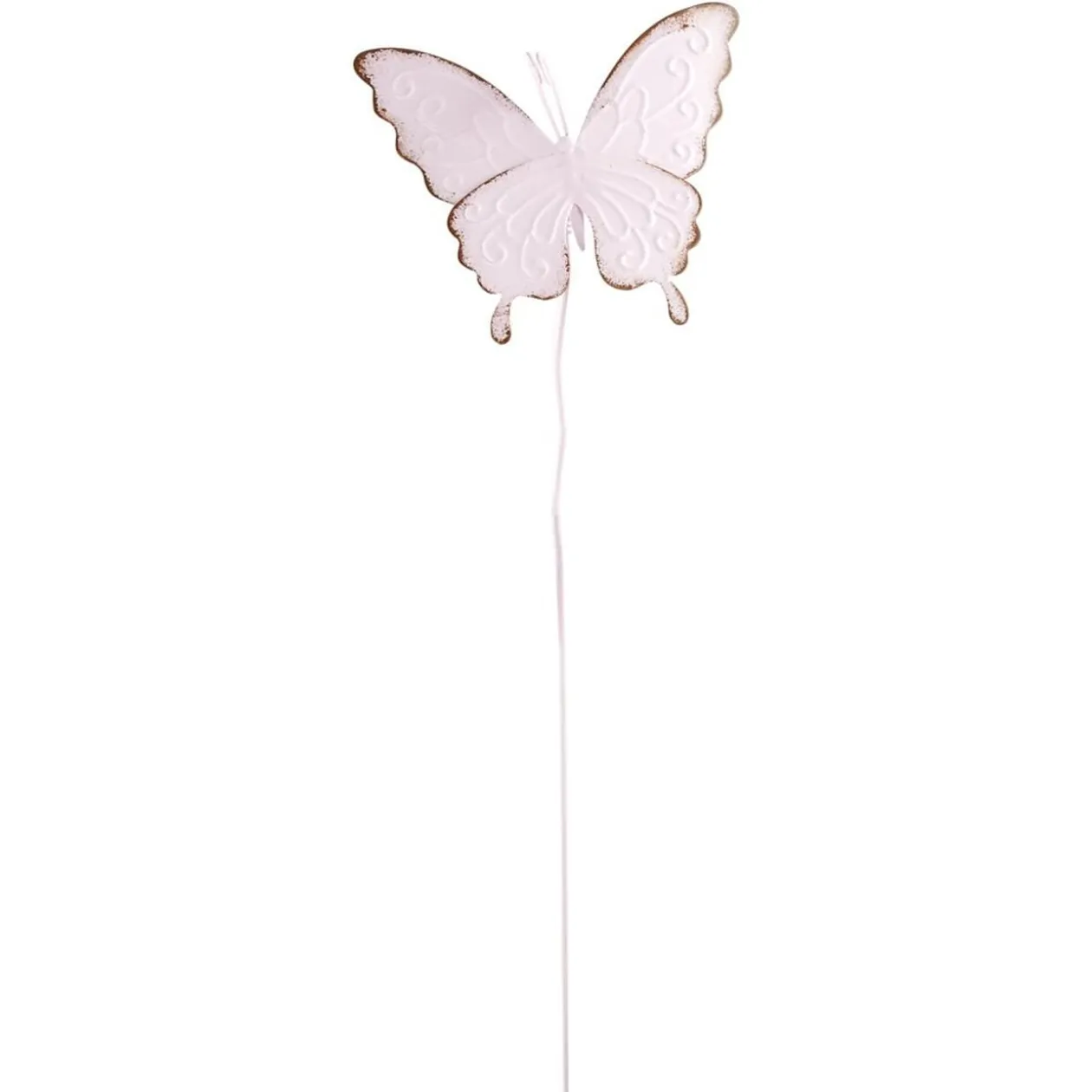 Figurine à planter métal papillon H56cm (3 modèles)