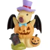 Figurine à poser Halloween LED capybara sorcier en résine H17,5cm (2 modèles)