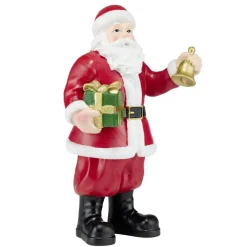 Figurine à poser Père Noël debout en résine H27cm (2 modèles)