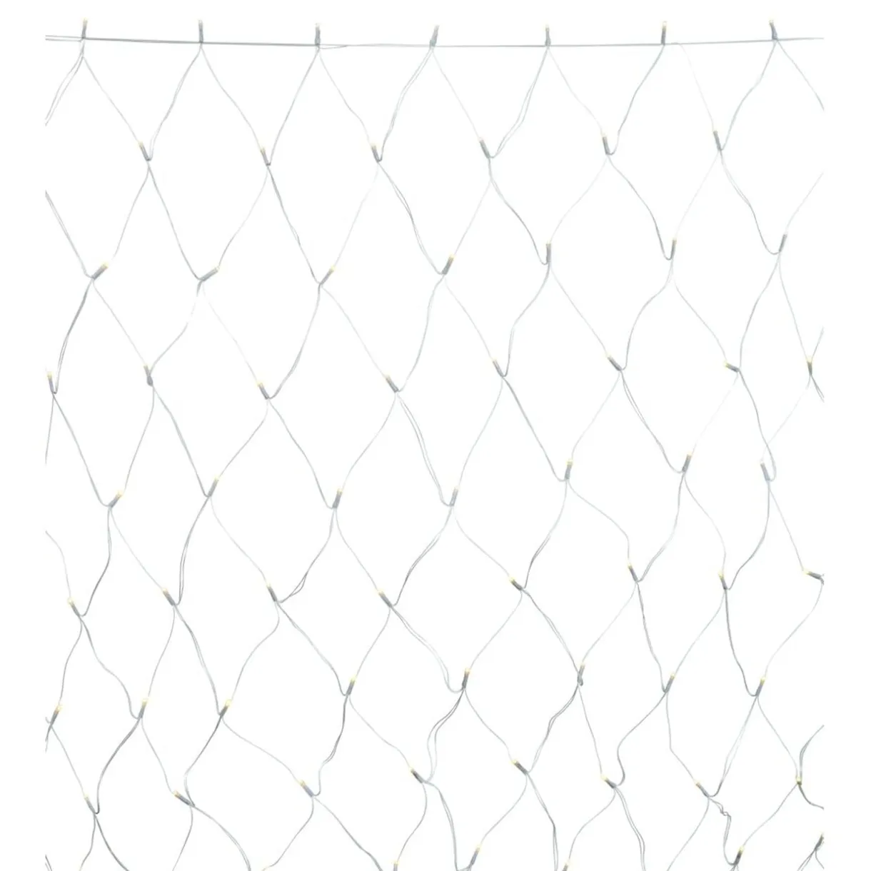 Filet lumineux 100LED blanc chaud 120x120cm < Gifi Outlet