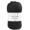 Fil à tricoter acrylique 50g noir