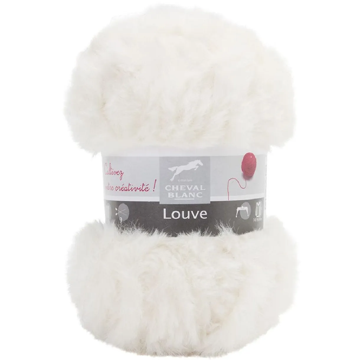 Fil à tricoter Louve blanc écru 50 g < Gifi Clearance