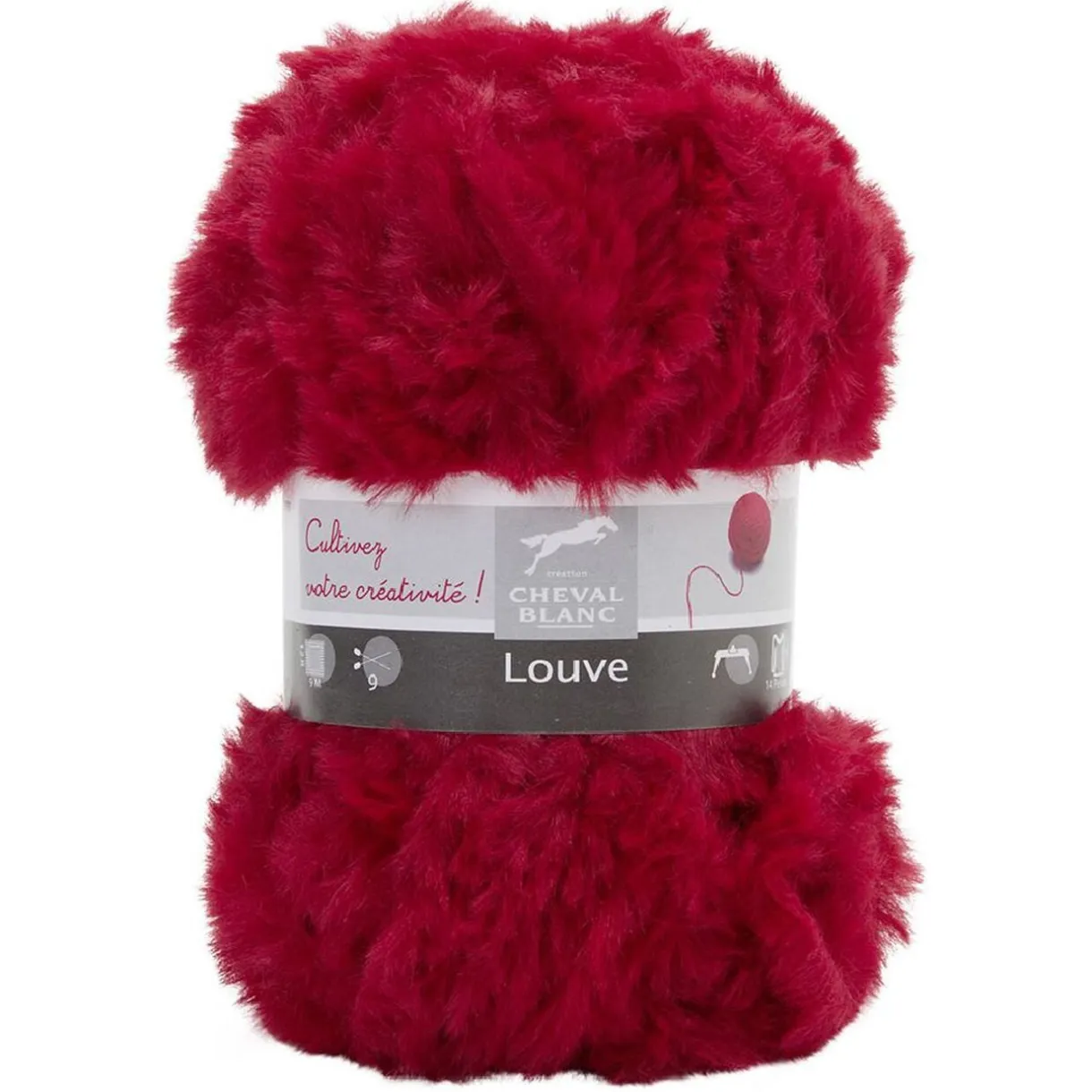 Fil à tricoter Louve rouge 50 g < Gifi Outlet