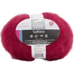 Fil à tricoter Softine rouge 50 g < Gifi Outlet