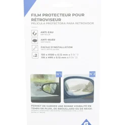 Fim de protection pour rétroviseur anti pluie anti buée x2
