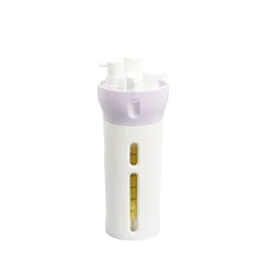 Flacon de voyage distributeur 4en1 bouchon pivotant