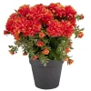 Fleur artificielle chrysanthème orange Ø30xH22cm < Gifi Discount