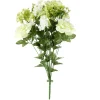Fleur artificielle piquet rose/hortensia/pivoine blanc et rouge 18 têtes < Gifi Clearance