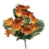Fleur artificielle piquet rose/gerbera orange Ø22xH43cm < Gifi Sale