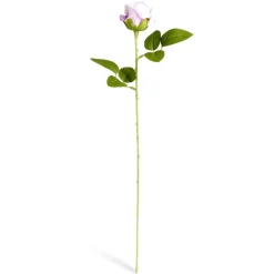 Fleur artificielle rose blanche et rose H51cm < Gifi Discount