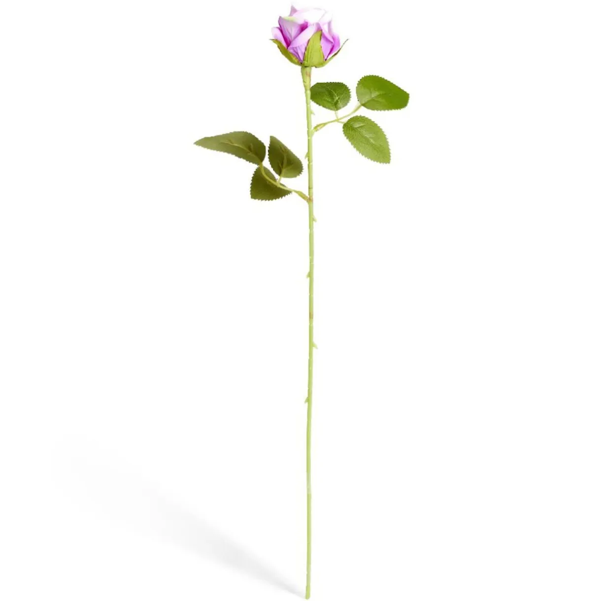 Fleur artificielle rose blanche et rose H51cm < Gifi Discount