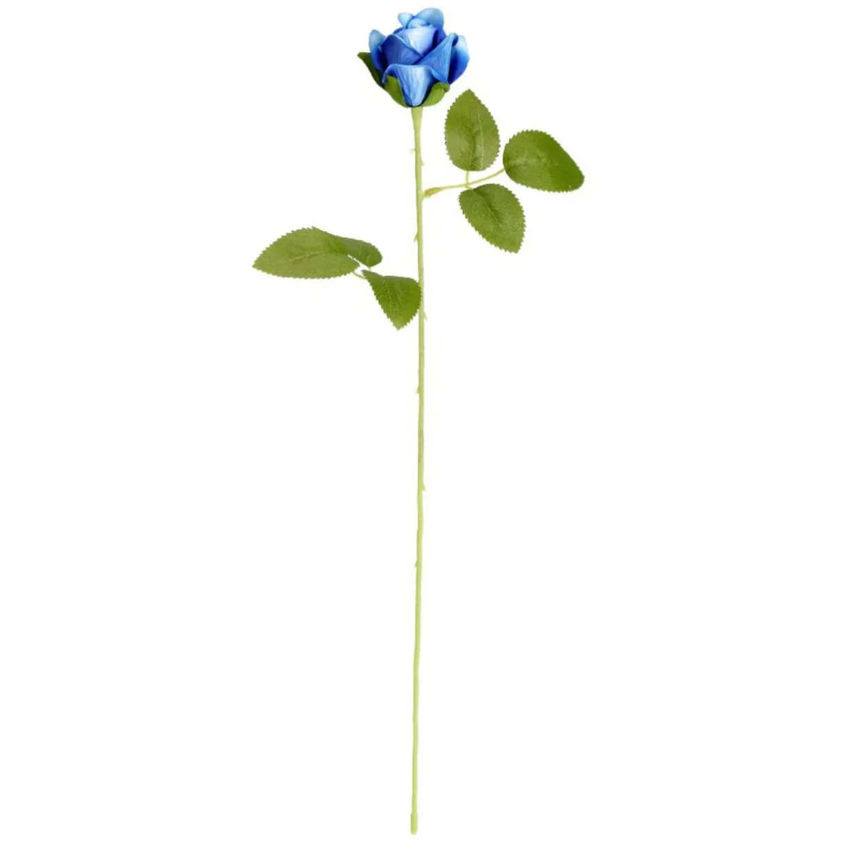Fleur artificielle rose bleue H51cm < Gifi Outlet