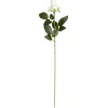Fleur artificielle rose bouton blanc H63cm