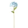 Fleur artificielle 1 tige hortensia bleu H82cm