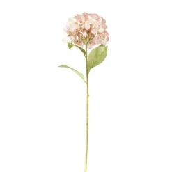 Fleur artificielle 1 tige hortensia rose H82cm < Gifi Clearance