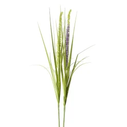 Fleur artificielle 1 tige liatris vert ou violet H90cm
