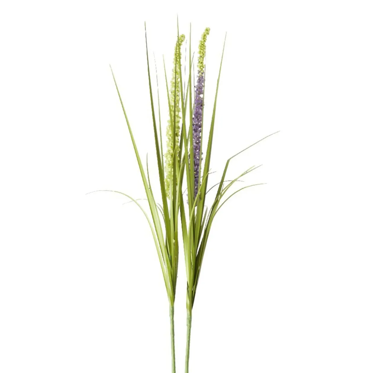 Fleur artificielle 1 tige liatris vert ou violet H90cm