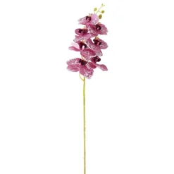 Fleur artificielle tige orchidée rose H92cm