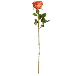 Fleur artificielle tige pivoine orange H70cm - 2 modèles < Gifi Outlet