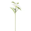 Fleur artificielle 3 tiges lys blanc H78cm