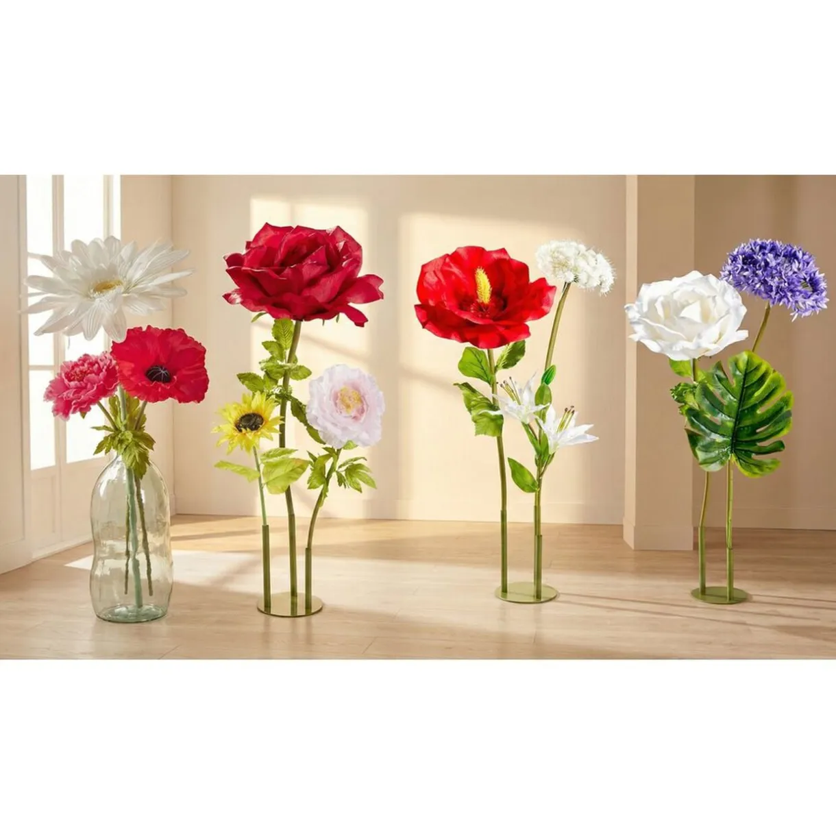 Fleur artificielle XL lys blanc H115cm < Gifi Hot