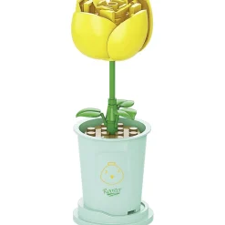 Fleur à construire rose 34 pièces