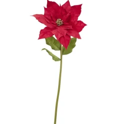 Fleur de Noël artificielle XL poinsettia rouge H150cm < Gifi New