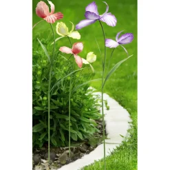 Fleur métal à planter iris H99cm (3 modèles) < Gifi Outlet