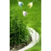 Fleur métal à planter lotus H60cm (3 modèles)