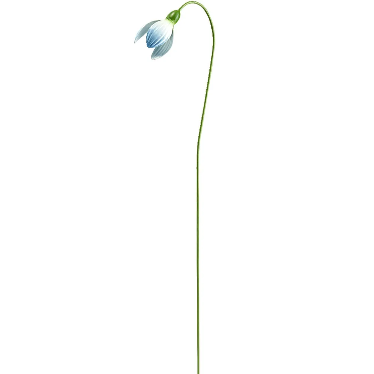 Fleur métal à planter lotus H60cm (3 modèles)