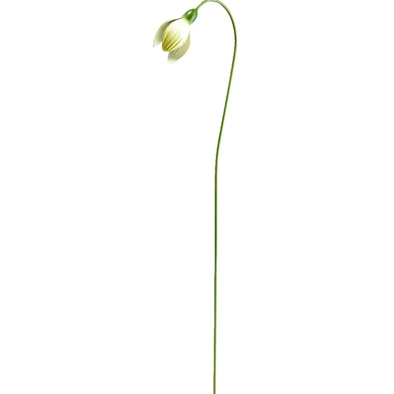 Fleur métal à planter lotus H60cm (3 modèles)