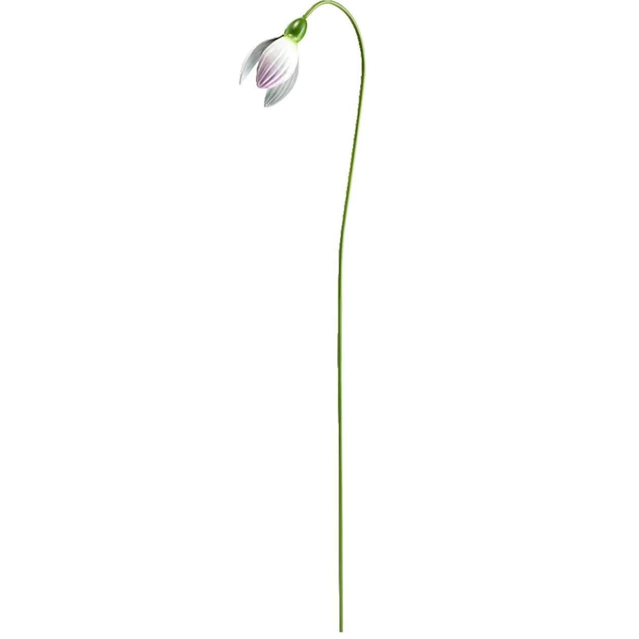 Fleur métal à planter lotus H60cm (3 modèles)