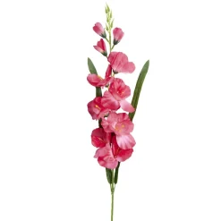 Fleurs artificielles glaïeul rose ou fuschia 1 tige L75cm - 2 modèles < Gifi Discount