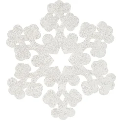 Flocon de Noël blanc à suspendre