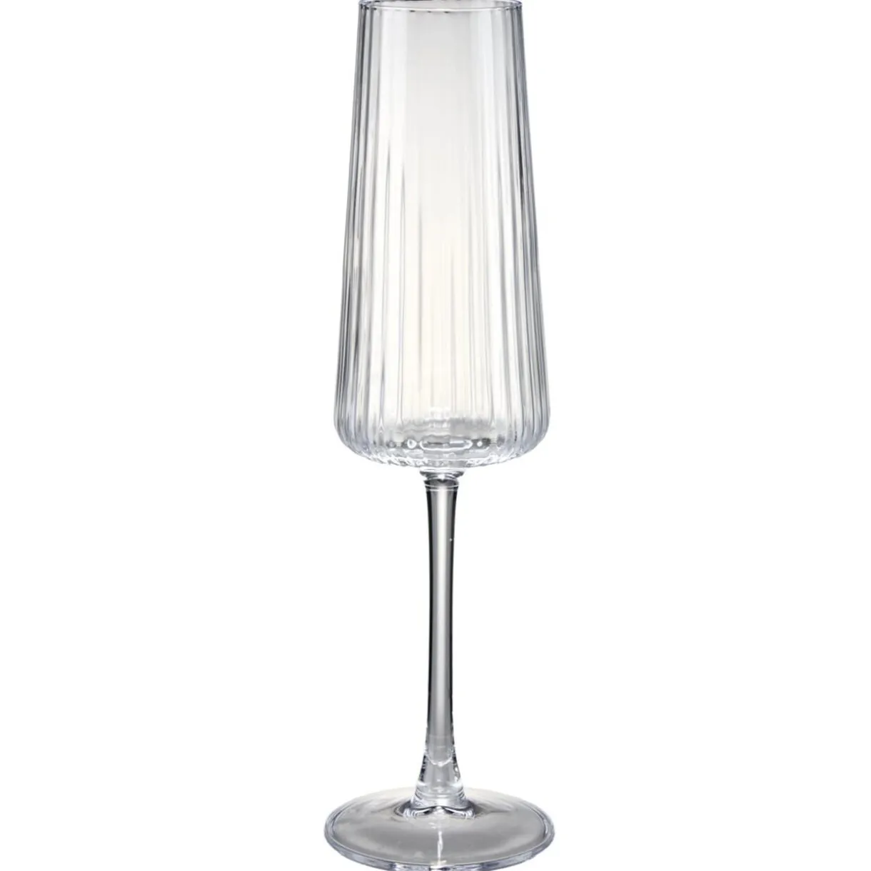 Flûte à champagne X3 pcs 25 cl verre motif strié Ø7XH26 cm < Gifi Best