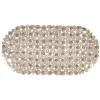 Fond de baignoire antidérapant design galet pvc gris < Gifi Best