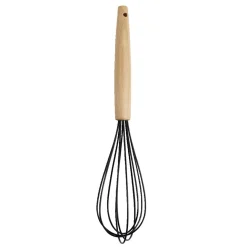 Fouet en silicone avec manche en bois L.30cm
