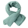Foulard plissé pailleté uni vert < Gifi Discount