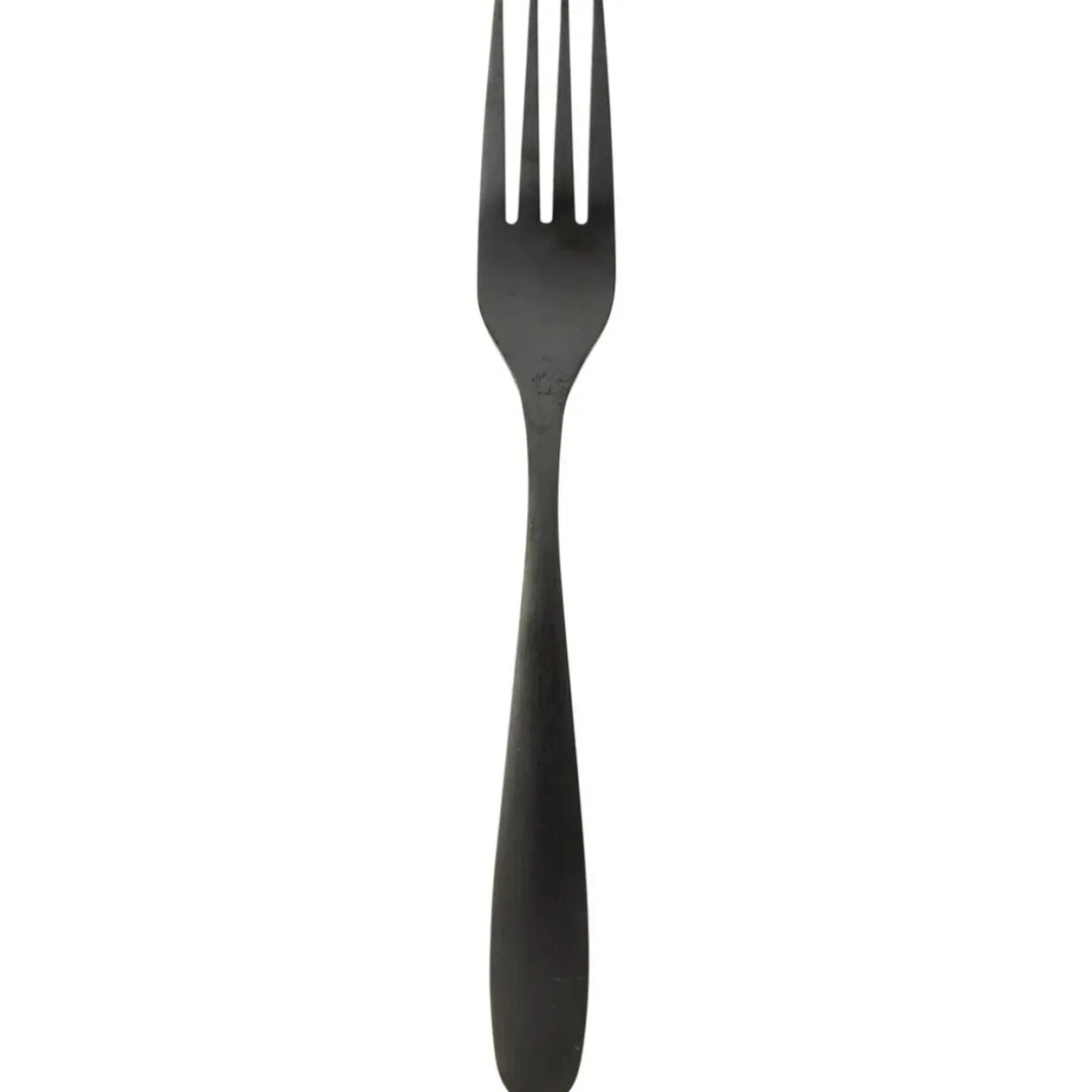 Fourchette inox L20,5cm manche bagatelle noir