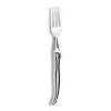 Fourchette Laguiole acier inox gris