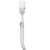 Fourchette Laguiole inox manche ABS ivoire < Gifi Clearance