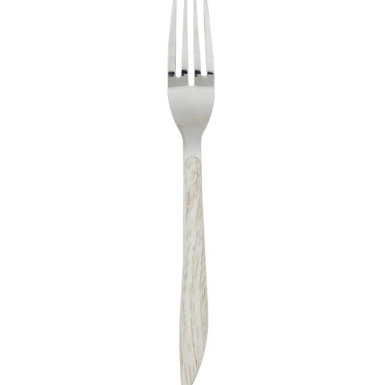 Fourchette L21cm acier manche gris