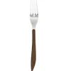 Fourchette L21cm acier manche marron
